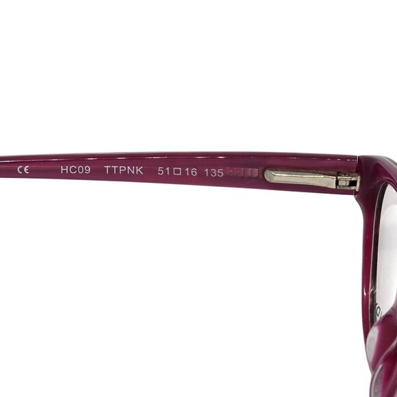 Hard Candy Womens Cat Eye Glasses Frames Tortoise & Pink Acetate 51-16-135 HC09 - Picture 8 of 9